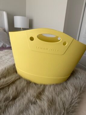 Lemon Jelly Yellow Tote Bag